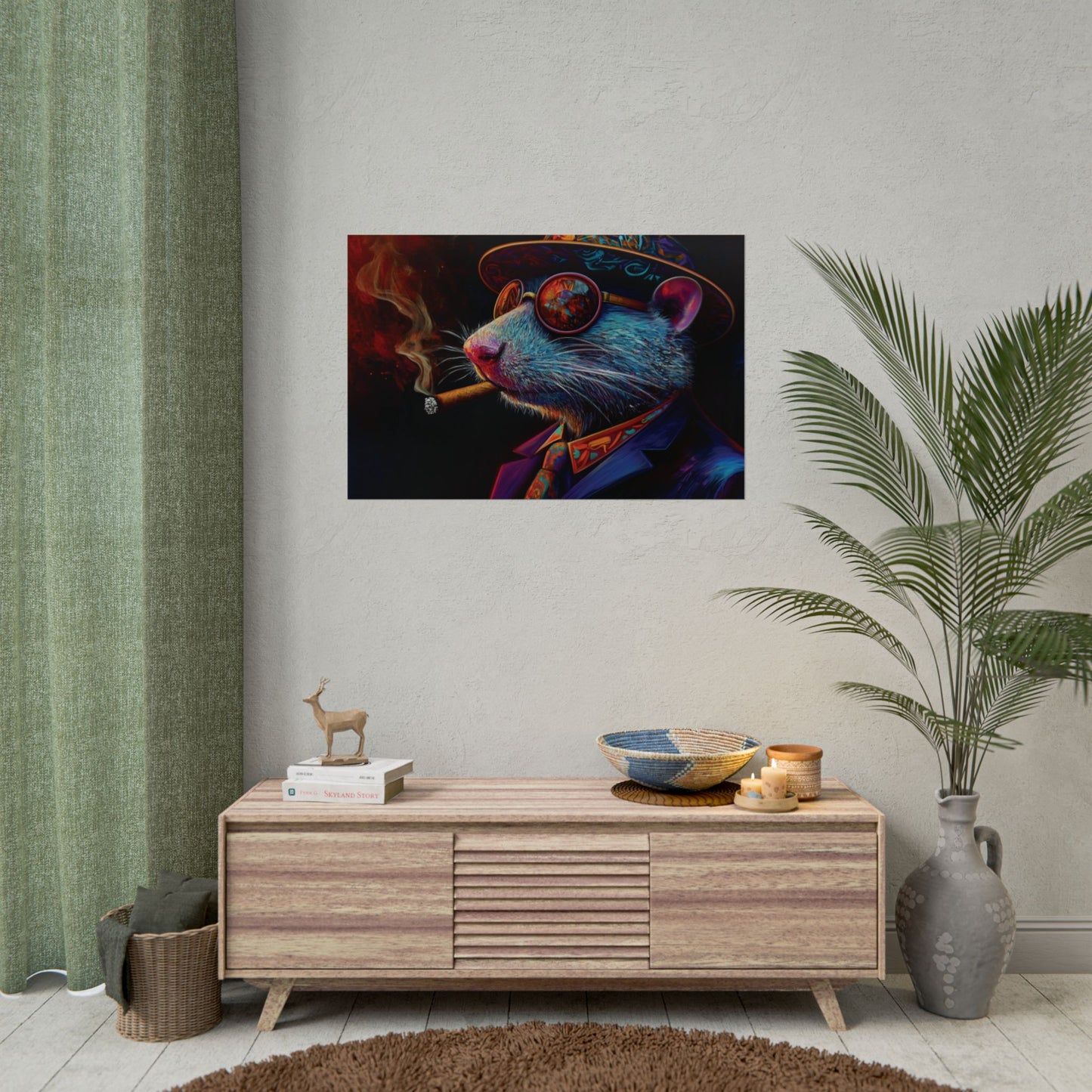 Gangster Rat Art - Premium Art Print