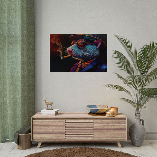 Gangster Rat Art - Premium Art Print