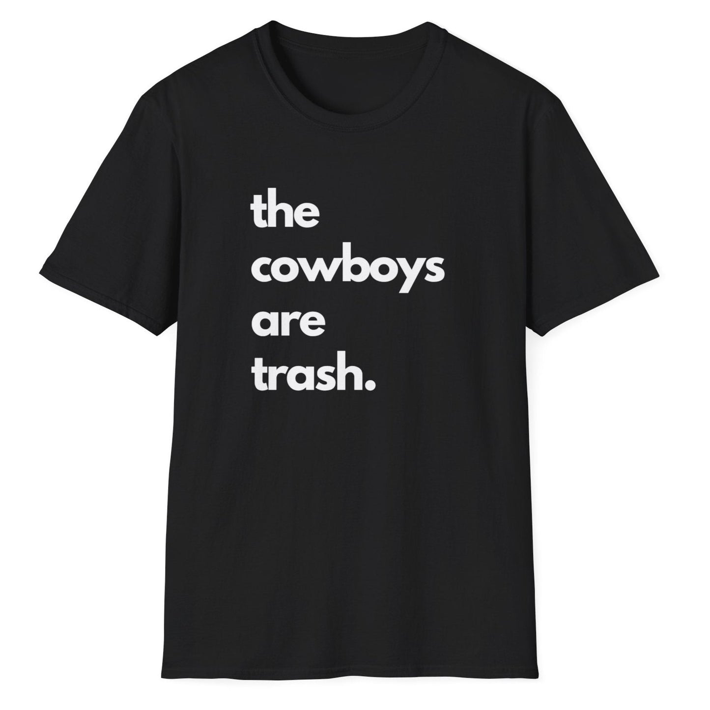 The Cowboys Are Trash, Smack Talk Unisex Multicolor Softstyle T-Shirt