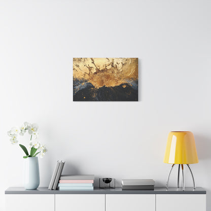 Gold Leaf Abstract Eruption - Canvas