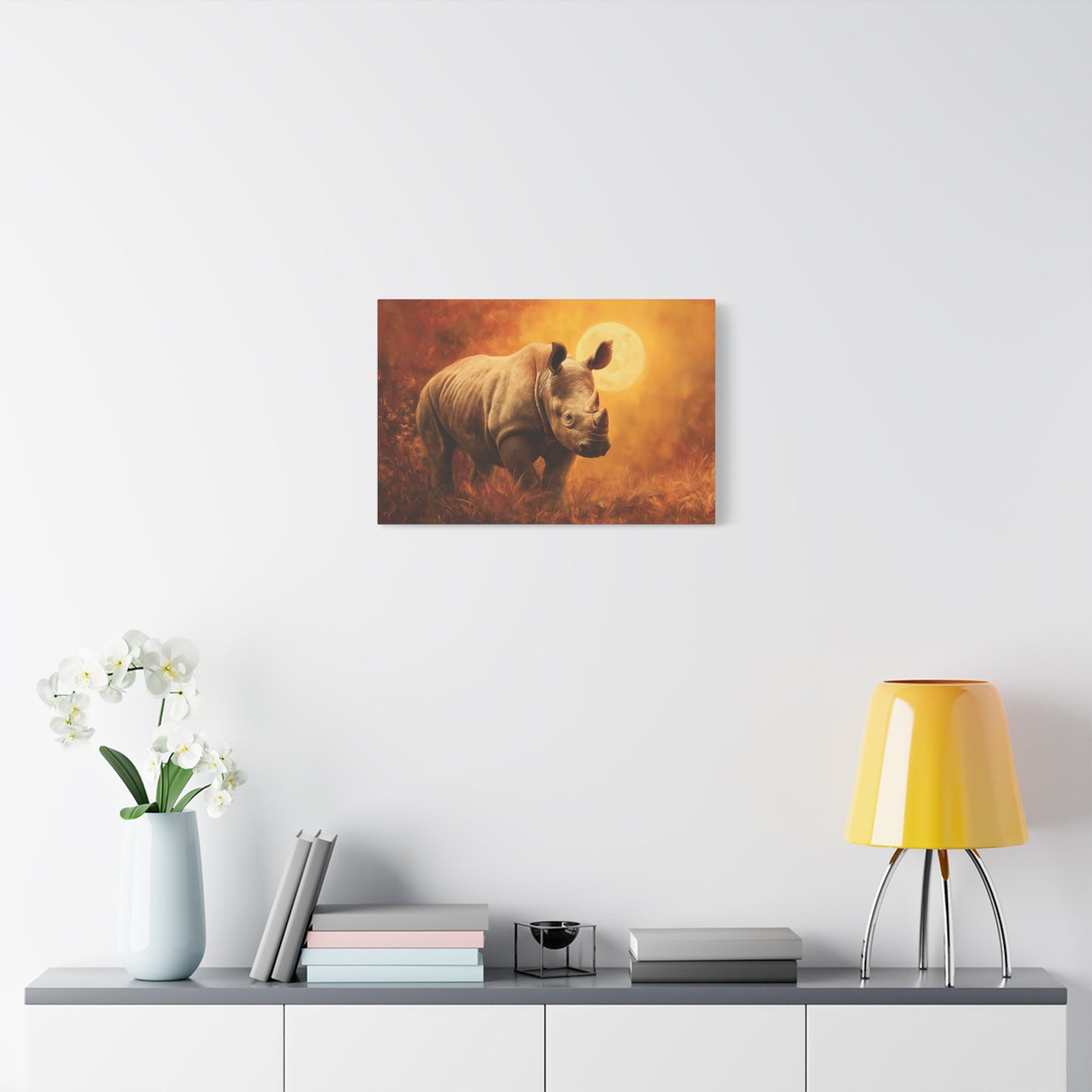 Rhino Nature Art - Canvas