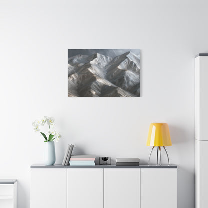 Snowy Mountain Peaks - Canvas
