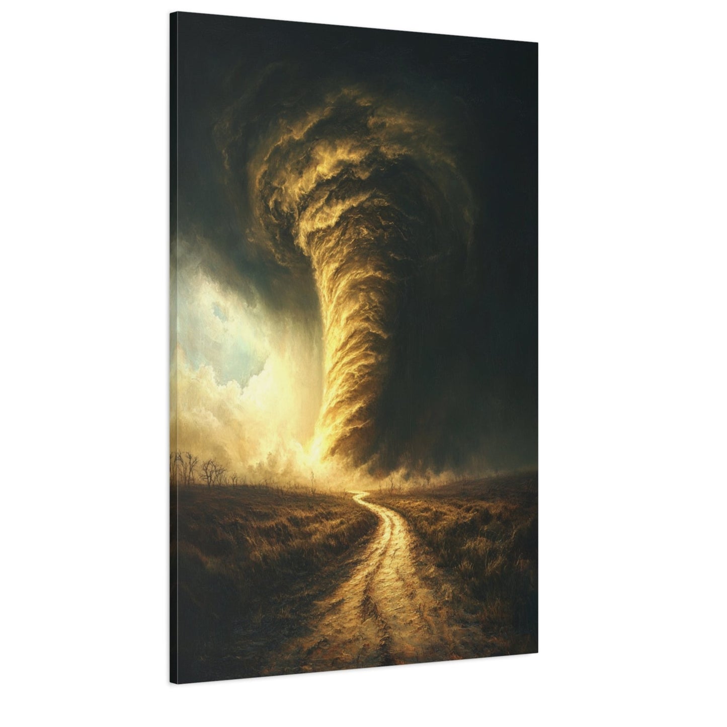 The Footpath To Destruction Canvas Art