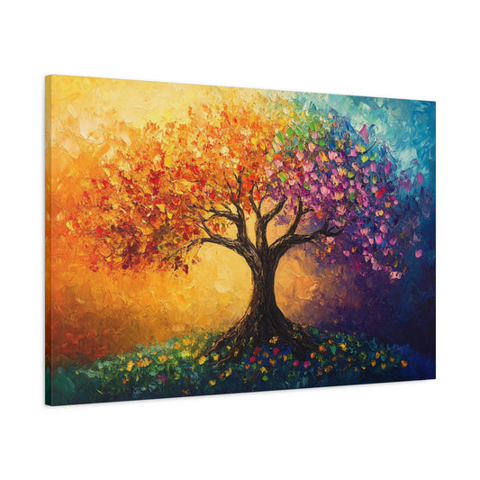 The Tree Of Colors - Canvas
