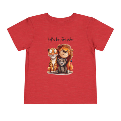 Let's Be Friends Toddler Cotton Tee