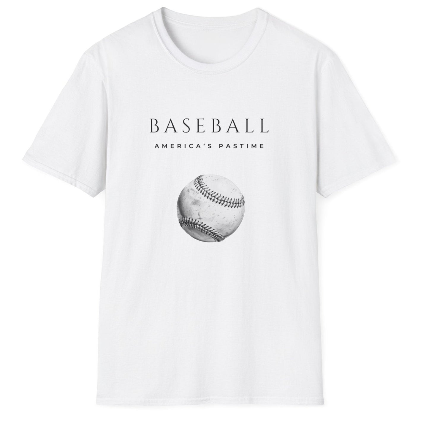 Baseball An American Pastime, Unisex Softstyle T-Shirt