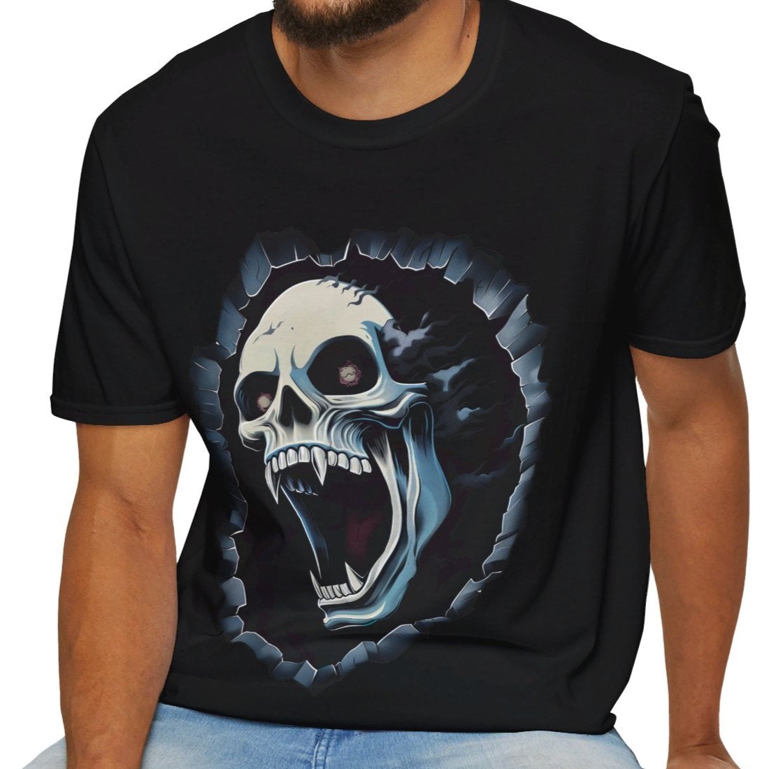 Here's Skully! Unisex Softstyle T-Shirt