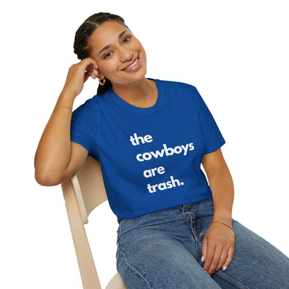 The Cowboys Are Trash, Smack Talk Unisex Multicolor Softstyle T-Shirt