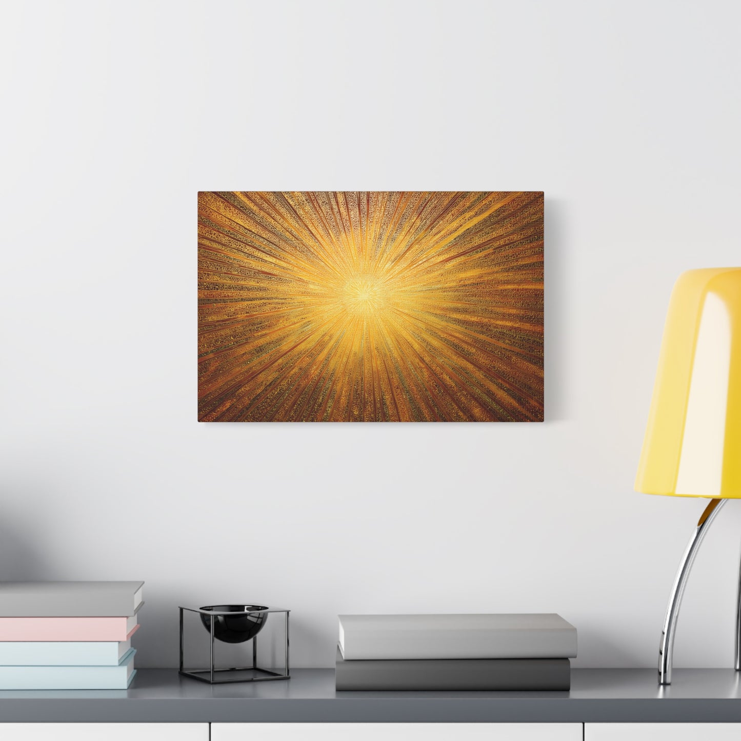 Abstract Sunrays Creativity Art - Canvas
