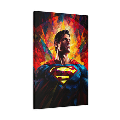 Man Of Steel Mosaic Canvas