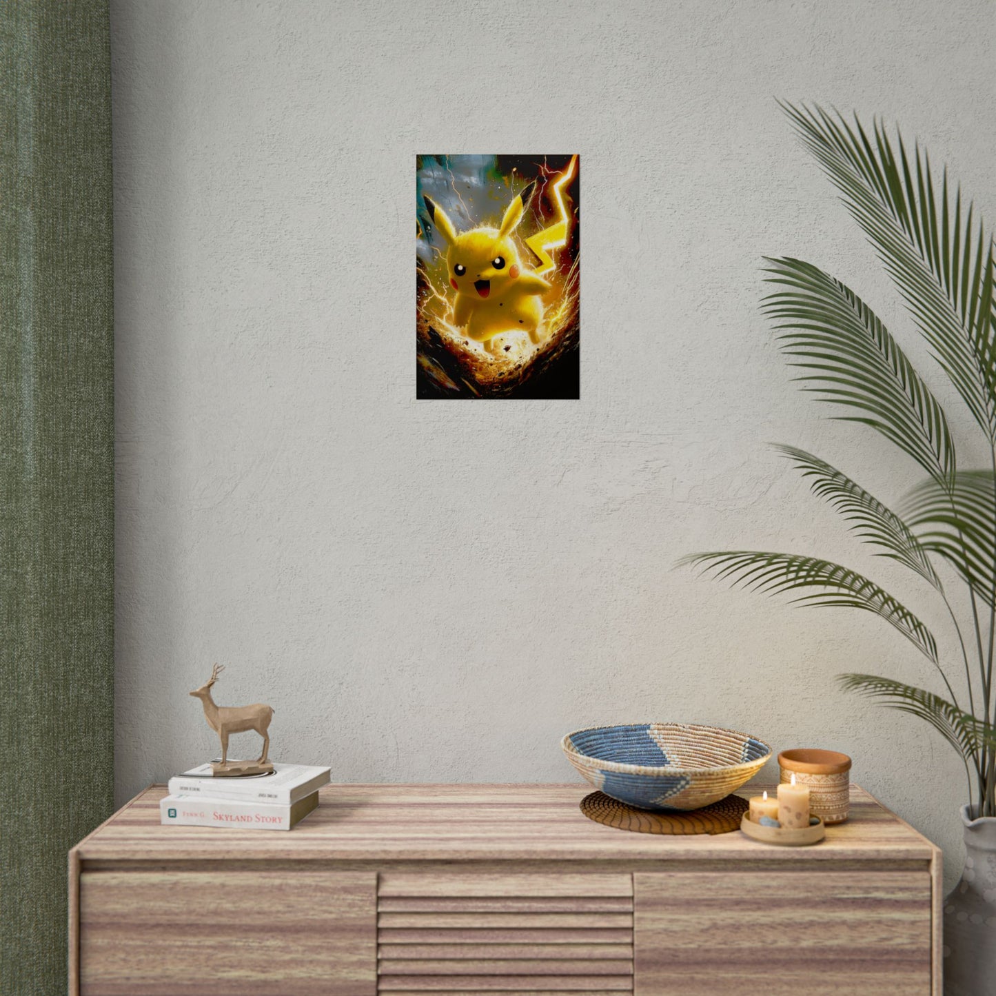 Lightning Mouse Thunderbolt Art - Premium Art Print