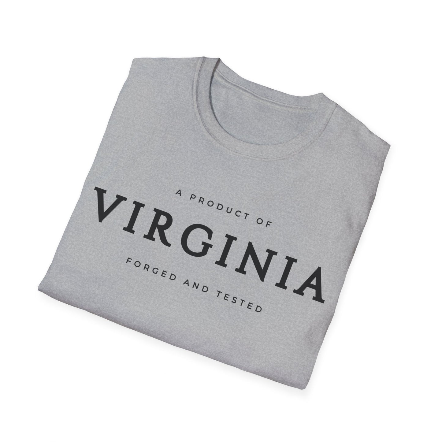 A Product of Virginia, Unisex Softstyle T-Shirt