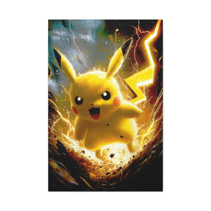 Lightning Mouse Thunderbolt Art - Canvas