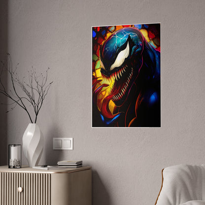 Mosaic Symbiote Glossy Art Print