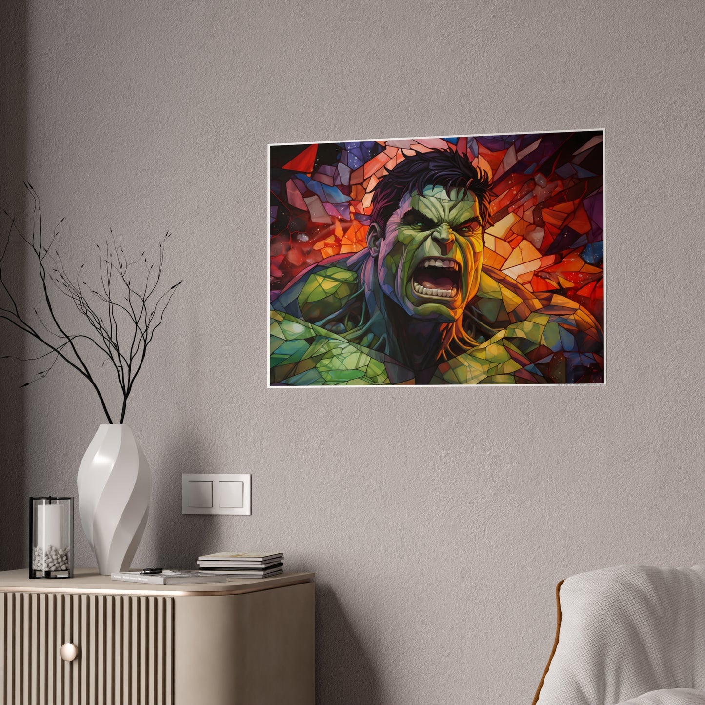 The Incredible Mosaic Glossy Art Print