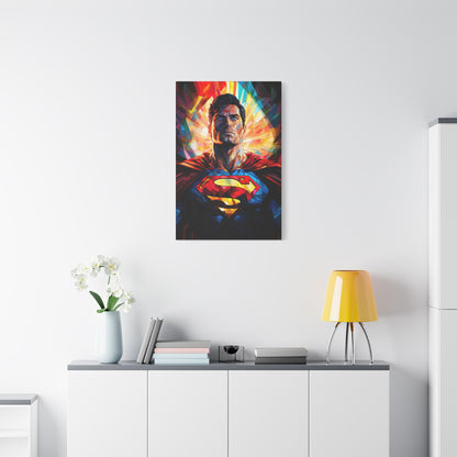 Earth's Adopted Krypton Son Canvas