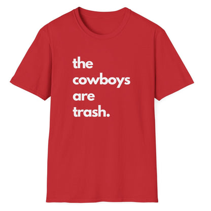 The Cowboys Are Trash, Smack Talk Unisex Multicolor Softstyle T-Shirt