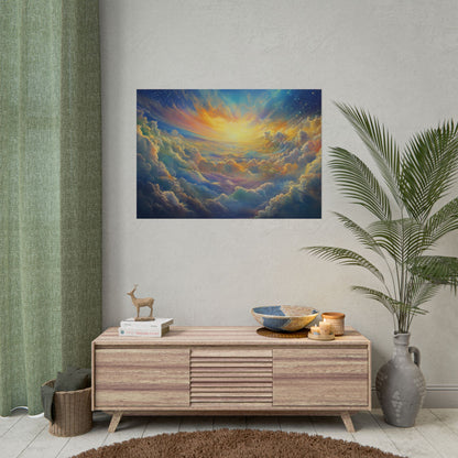 Serene Colorful Sky Art - Premium Art Print
