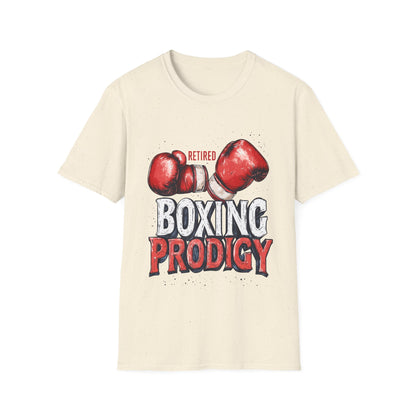Retired Boxing Prodigy, Unisex Softstyle T-Shirt
