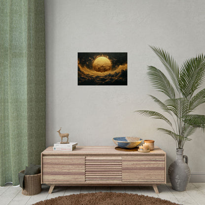Gold Leaf Celestial View - Premium Art Print