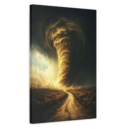 The Footpath To Destruction Canvas Art