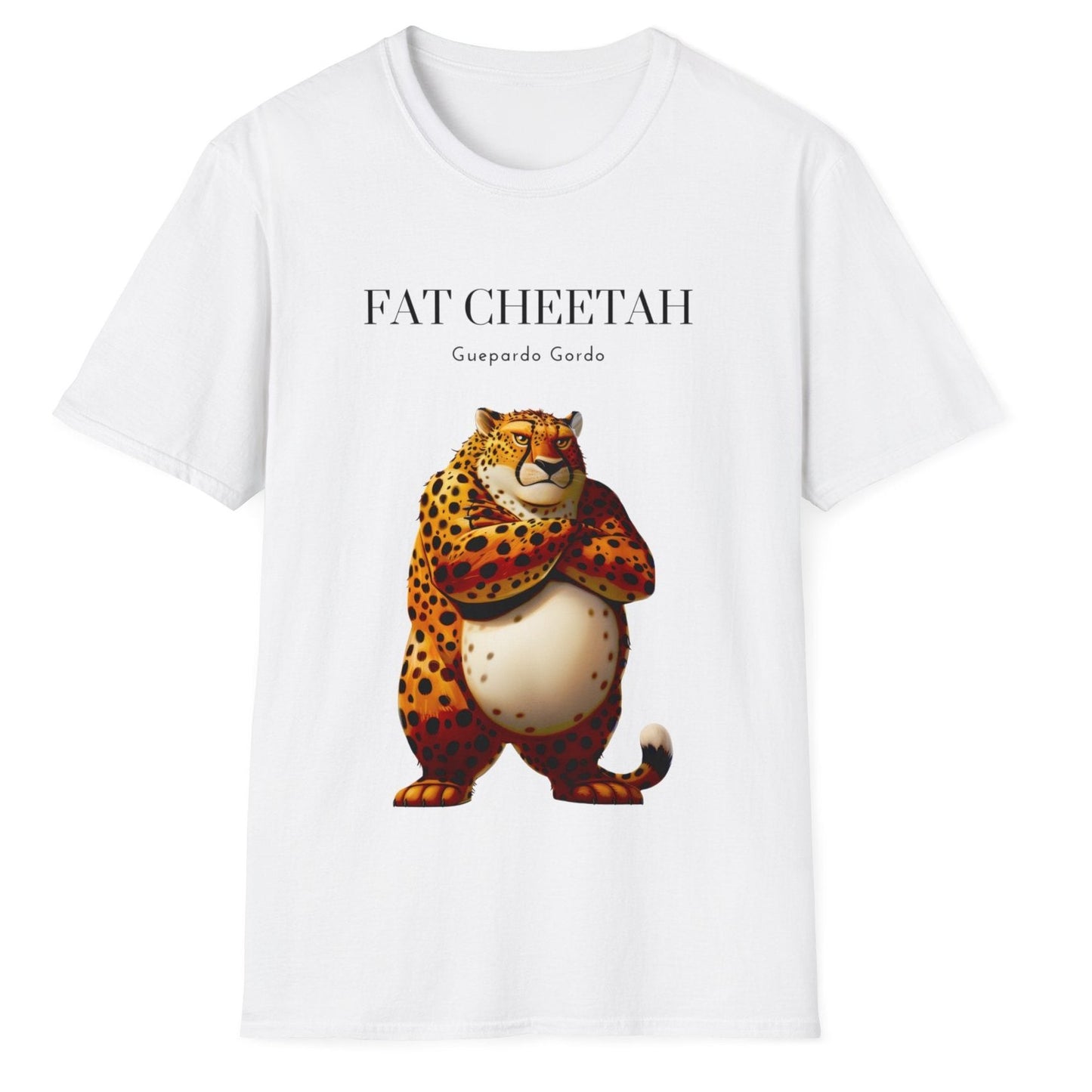 Fat Cheetah Guepardo Gordo, Unisex Softstyle T-Shirt