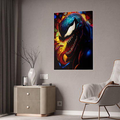 Mosaic Symbiote Glossy Art Print