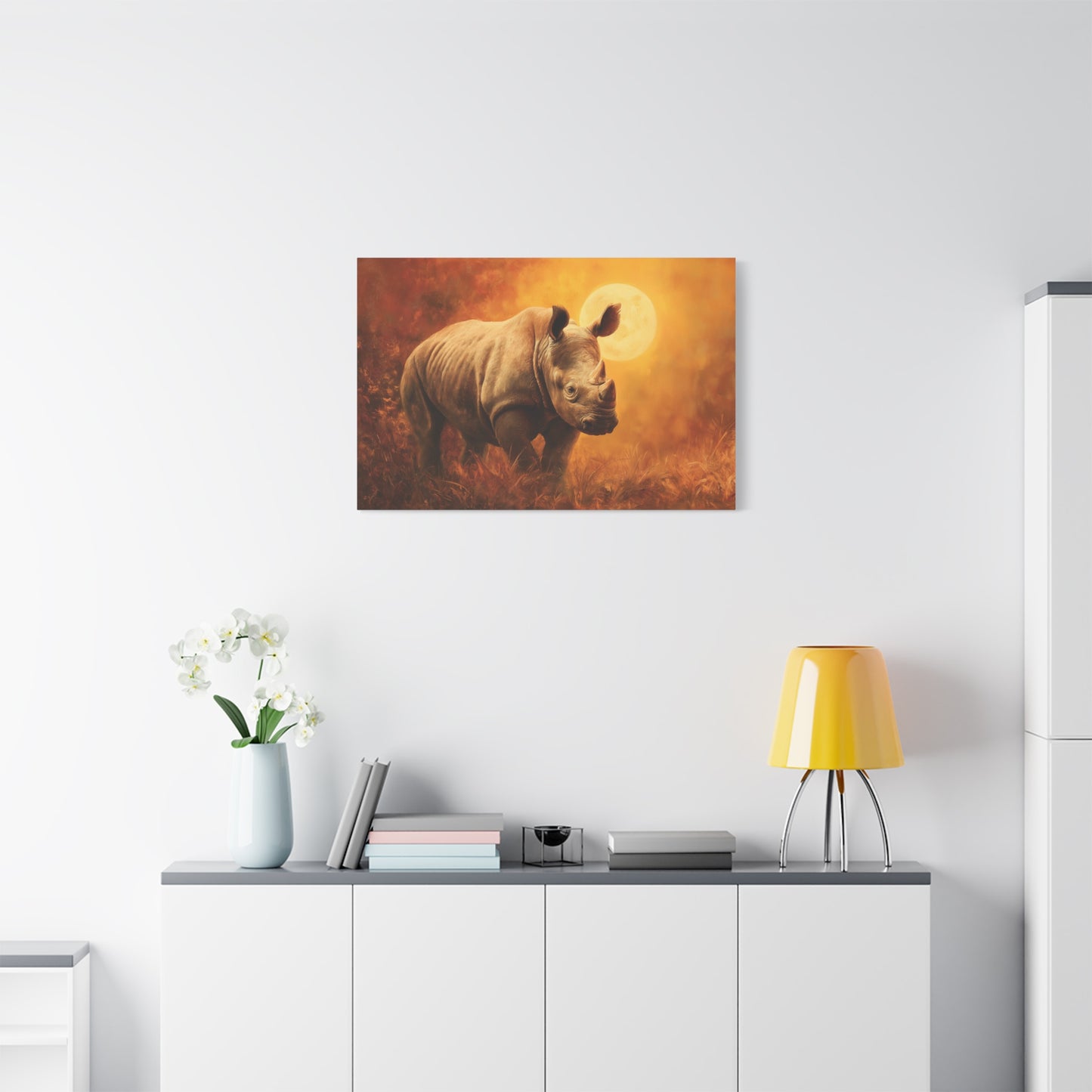 Rhino Nature Art - Canvas