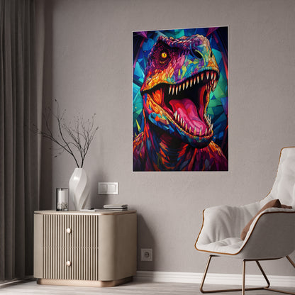 Jurassic Predator Glossy Art Print