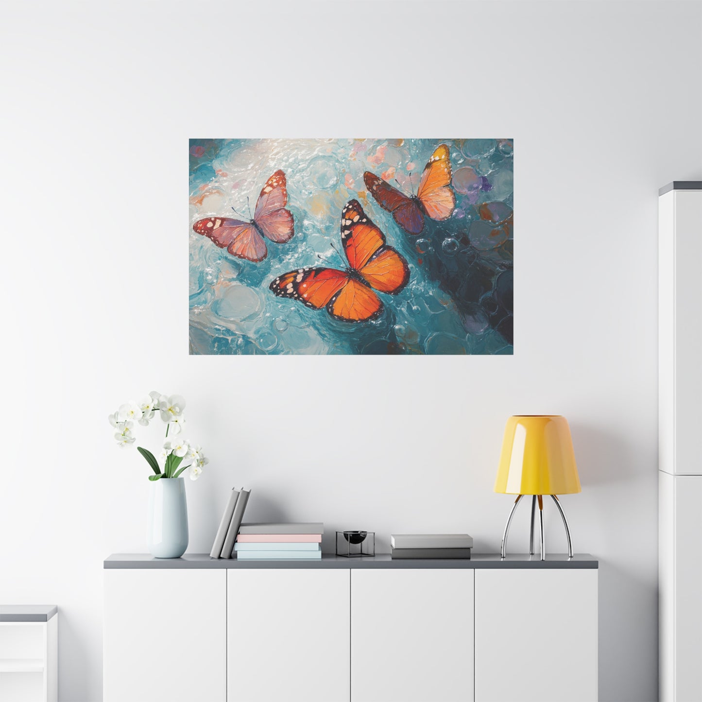 Abstract 3 Butterfly Art - Canvas