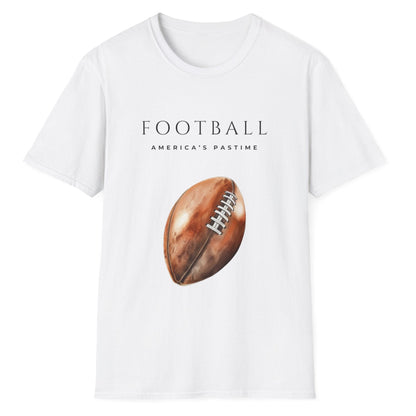 Football, America's Pastime, Softstyle Unisex T-Shirt