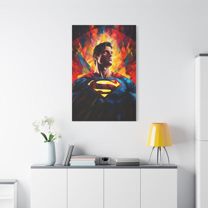 Man Of Steel Mosaic Canvas