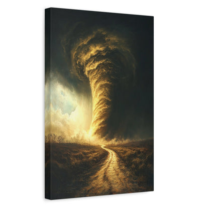 The Footpath To Destruction Canvas Art