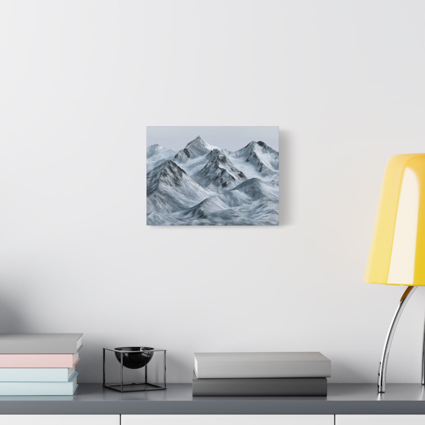 Snowy Mountain Range Glory - Canvas