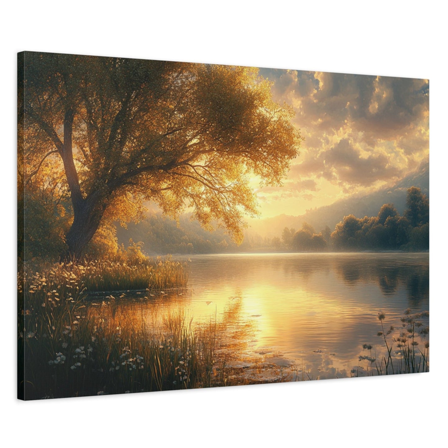 Waterside Tranquility Canvas Art