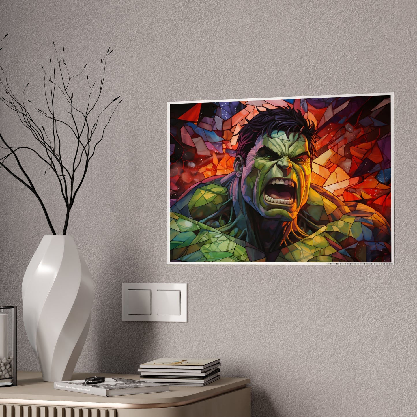 The Incredible Mosaic Glossy Art Print