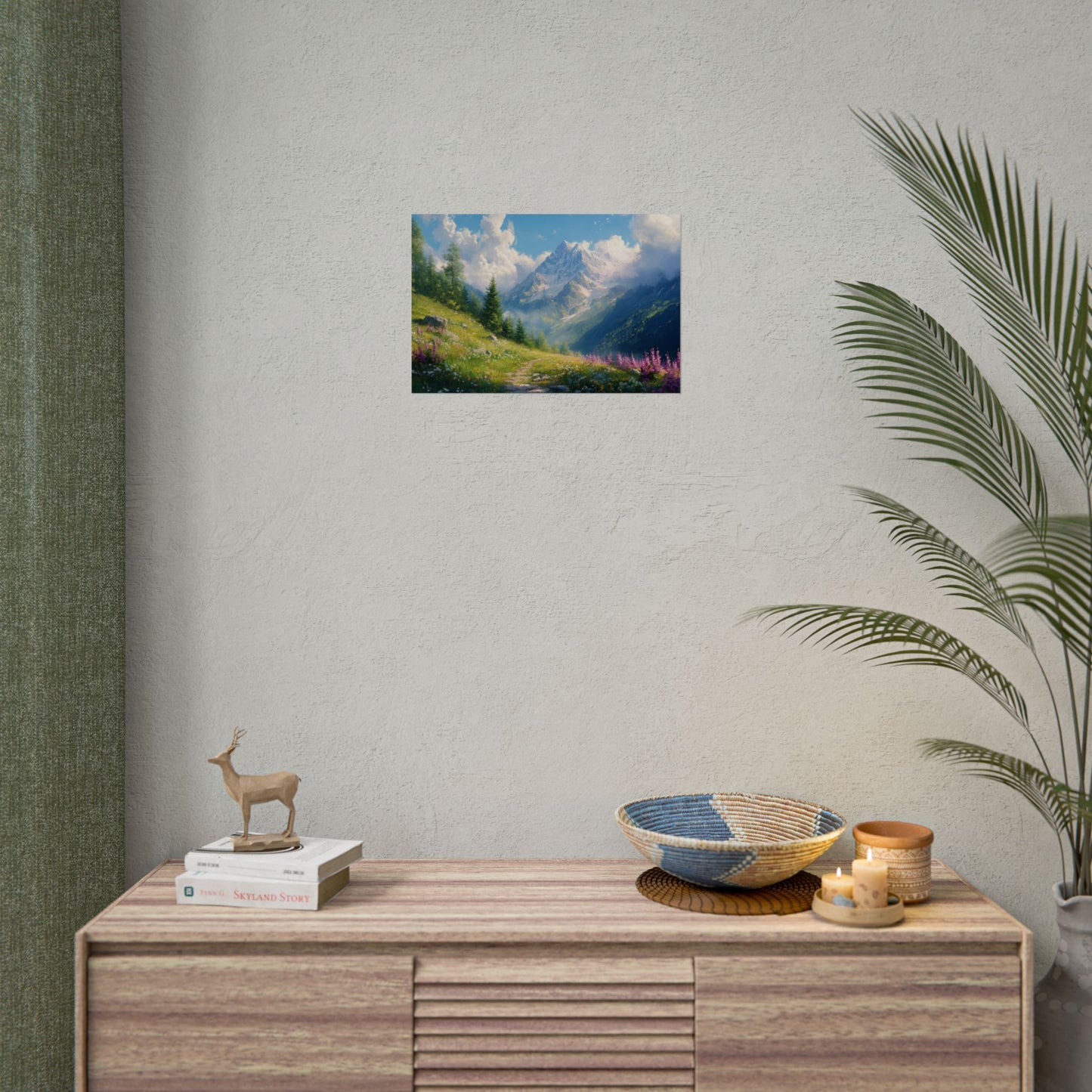 The Path Through The Mountains - Premium Art Print