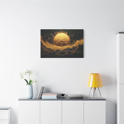 Gold Leaf Celestial View - Canvas
