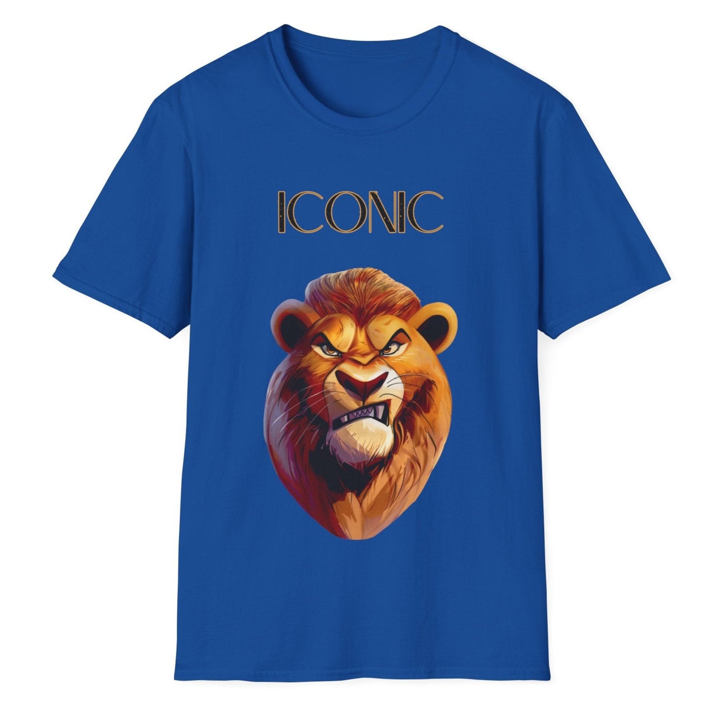 Iconic Lion, Unisex Softstyle T-Shirt