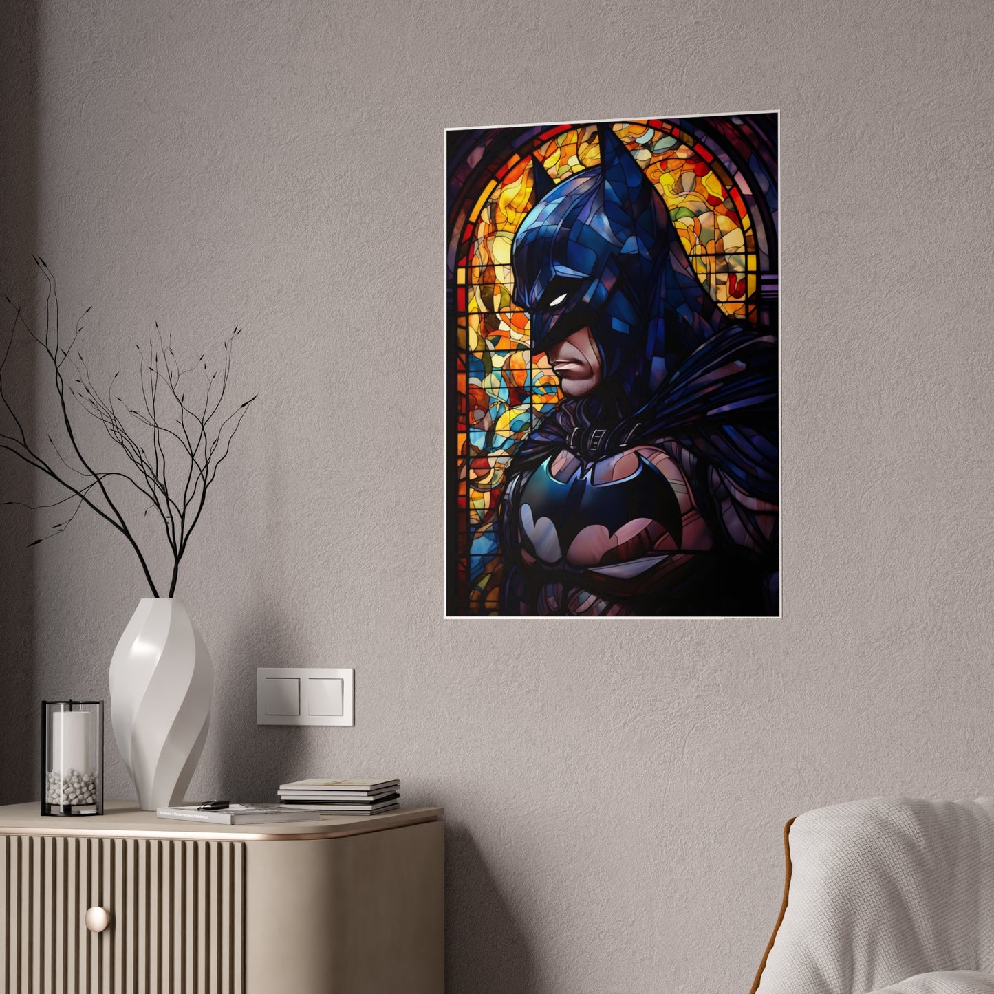 In The Bat We Trust Glossy Art Print