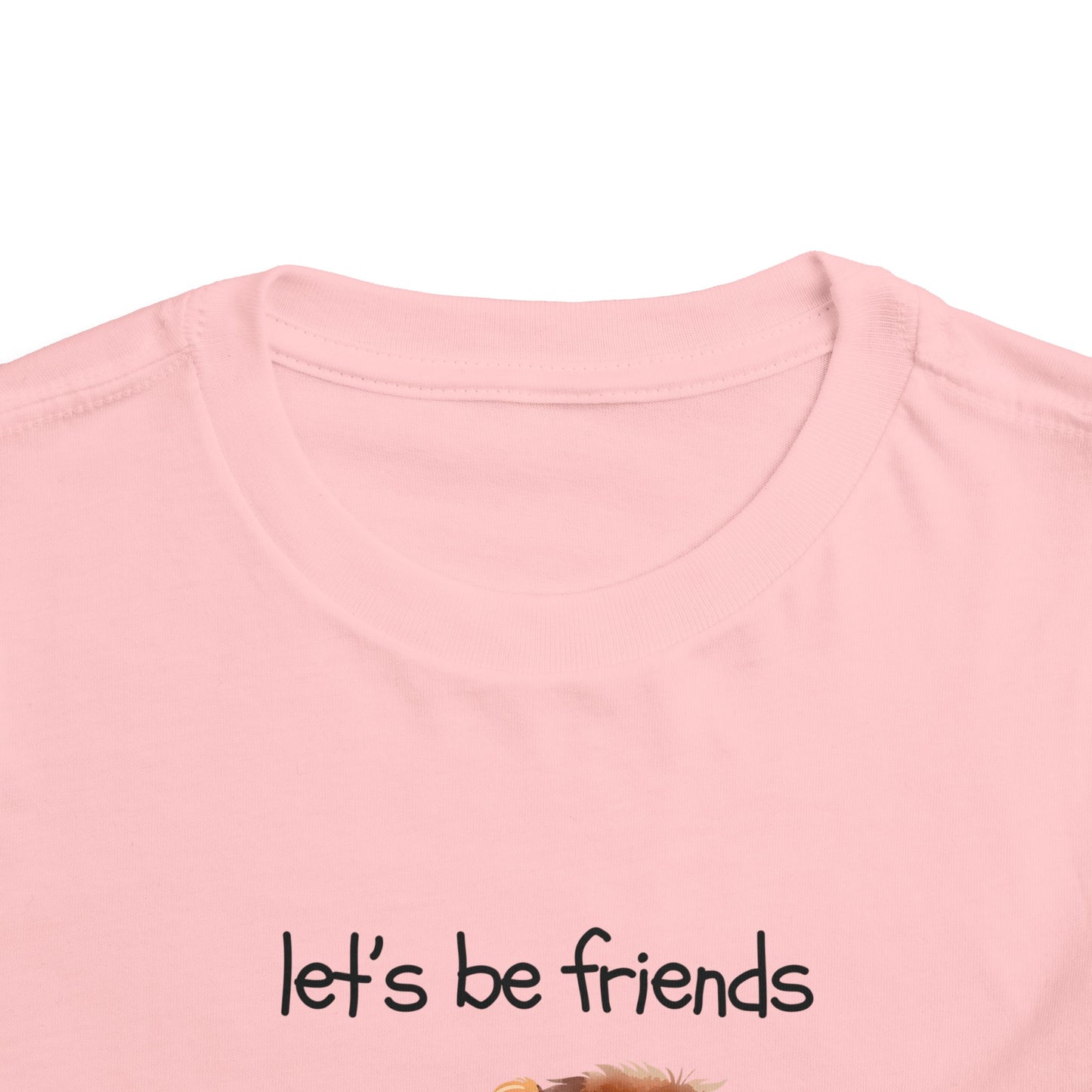 Let's Be Friends Toddler Cotton Tee