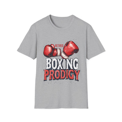 Retired Boxing Prodigy, Unisex Softstyle T-Shirt