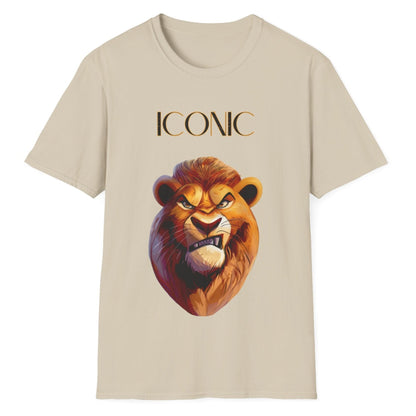 Iconic Lion, Unisex Softstyle T-Shirt