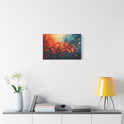 Fiery Floral - Canvas