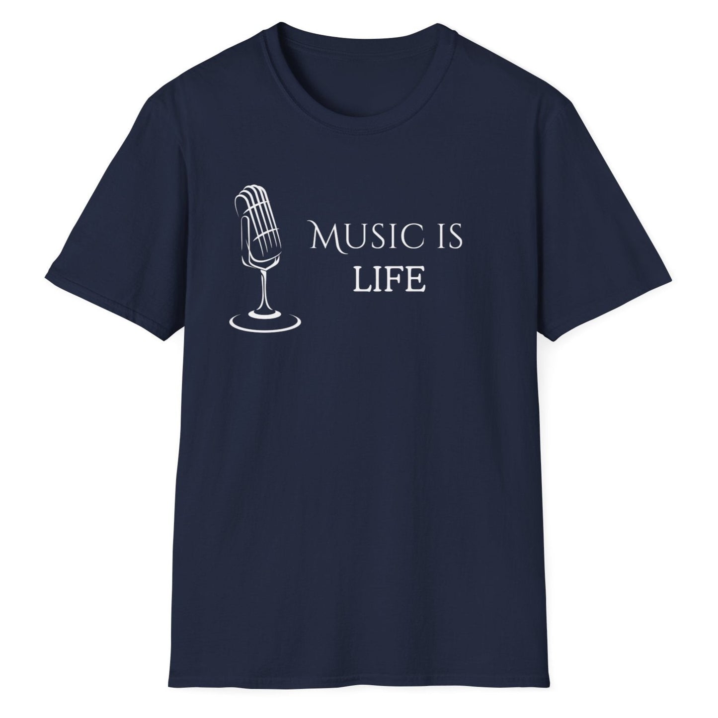 Music Is Life, Unisex Softstyle T-Shirt