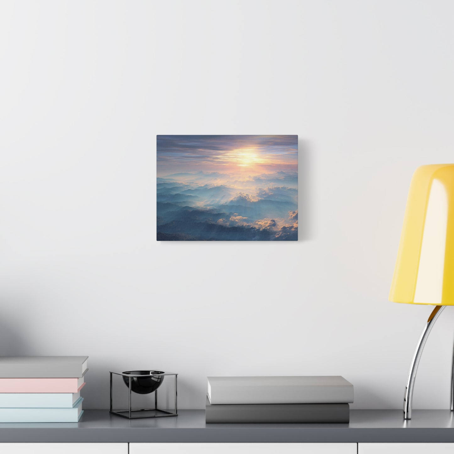 Sunlit Mountain Range Beauty - Canvas