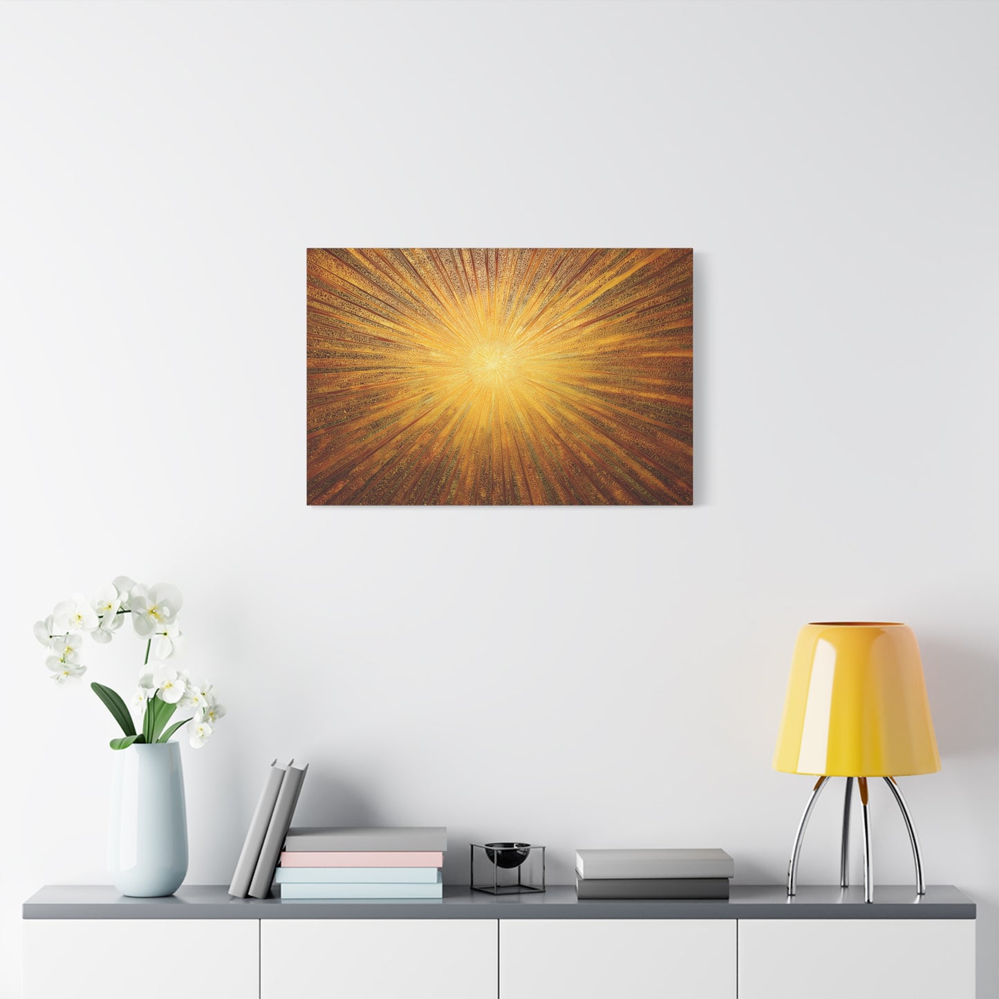 Abstract Sunrays Creativity Art - Canvas