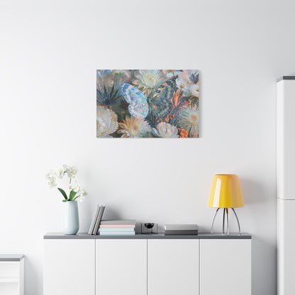Butterfly Floral Art - Canvas