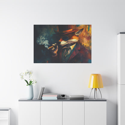 Gangster Fox Art - Canvas