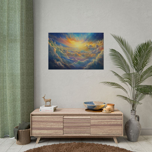 Serene Colorful Sky Art - Premium Art Print